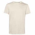 The product is the BA212 by B&C Collection, featuring a plain beige design displayed on a white background and shown from the front. It offers short sleeves and a round neckline.