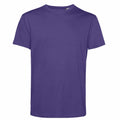 Displaying against a white backdrop is the BA212, a plain T-shirt from B&C Collection, featuring a purple hue with short sleeves and a round neckline.