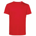 A plain red T-shirt from the B&C Collection BA212 on a white background.