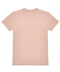 A light pink, short-sleeved V-neck T-shirt from the T-shirts collection is displayed flat on a white background.