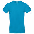 A B&C Collection BA220 t-shirt in turquoise set against a white background.