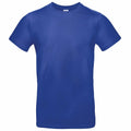 The BA220 from B&C Collection is a plain blue T-shirt displayed against a white background, featuring short sleeves and a round neckline.