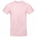 The BA220, a light pink t-shirt from B&C Collection, is displayed against a white background. It features a classic crew neck design and short sleeves.