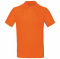 The BA260, a plain orange polo shirt from B&C Collection, is displayed against a white background. It features a classic collar and short sleeves.