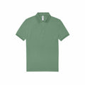 A B&C Collection polo shirt (product name: BA263) in a plain green color, featuring a collar and short sleeves.