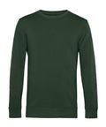 A dark green, long-sleeved crew neck sweatshirt from our Sweatshirts collection is shown against a white background. The design is simple and plain with no visible logos or patterns.