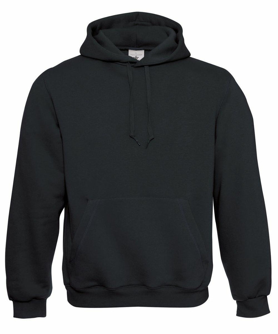 A black BA420 sweatshirt with a white label from B&C Collection.