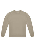 A beige, long-sleeve crew-neck sweatshirt from Sweatshirts is displayed flat on a white background, featuring a plain design without logos or patterns.