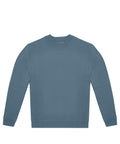A muted blue, long-sleeved crew neck sweatshirt from Sweatshirts is laid flat on a white background, featuring a plain design with no visible logos, patterns, or embellishments.