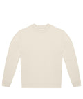 A plain, cream-coloured long-sleeve crew-neck sweatshirt from Sweatshirts is laid flat on a white background with no visible logos, designs, or patterns.