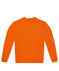 The Sweatshirts product is an orange long-sleeve crew neck, displayed flat on a white background, showing the plain front with no visible designs, logos, or text.