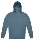 A teal Hoodies sweatshirt is shown on a white background, featuring long sleeves, an attached drawstring hood, a front kangaroo pocket, and ribbed cuffs and hem.