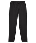 The Sweatpants feature an elasticated waistband, drawstring, and straight legs in plain black, shown laid flat on a white background.