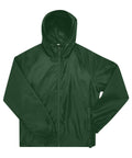 A dark green Jackets hoodie with a front zip, long sleeves, and elasticated cuffs is displayed flat on a white background.