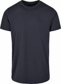 A BB010 plain black short-sleeve T-shirt from Build Your Brand Basic shown on a white background.