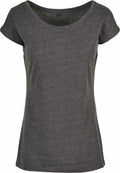 The BB013 T-shirt by Build Your Brand Basic, a plain dark gray short-sleeve design, is displayed against a white background.