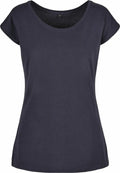 The product, BB013 by Build Your Brand Basic, is a dark gray t-shirt featuring short sleeves and a round neckline, showcased against a white background.