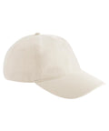 Caps: An off-white baseball cap featuring a curved peak and visible stitching, showcased against a white background.