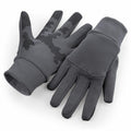 Presented against a white background, the Beechfield BC310 gloves feature a pair of gray, textured grips on the palms and fingertips.