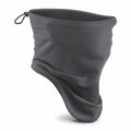 The Beechfield BC320 is a neck gaiter in grey that features an adjustable drawstring on the left side.