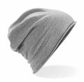 Beechfield's BC361 slouch beanie, crafted from soft fabric, is showcased against a white background.