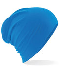 The Beechfield BC368 is showcased against a white background, featuring a bright blue color with a smooth texture and relaxed fit.