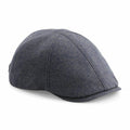 The BC621 from Beechfield is a gray flat cap featuring a short brim and classic structure.