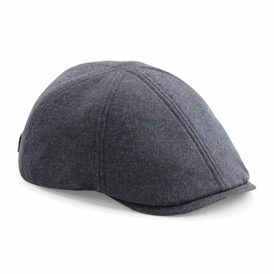 The BC621 from Beechfield is a gray flat cap featuring a short brim and classic structure.