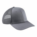 Beechfield BC646 baseball cap featuring a graphite grey design with a mesh back and a curved brim.
