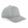 A Beechfield BC649, featuring a light gray color, curved brim, and six-panel design, placed against a plain background.