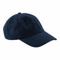 Beechfield's BC653 is a plain baseball cap in dark blue, featuring a curved brim.