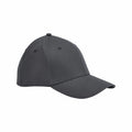 Introducing the Beechfield BC803, a sleek dark gray baseball cap featuring a curved brim and six-panel design.