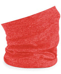 Beechfield's BC901 is a textured red knit neck gaiter, showcased on a white background.