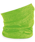 The Beechfield BC901 is a bright green neck gaiter with a textured appearance, shown against a plain white background.