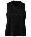 The Bella + Canvas BE127 is a black sleeveless tank top with a round neckline, showcased against a plain white background.