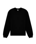 A black crew-neck sweatshirt with long sleeves from Sweatshirts, displayed flat on a white background.
