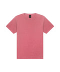 A solid mauve T-shirt product featuring a plain, short-sleeved crew neck design is displayed on a white background.