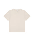 The T-Shirts product is a plain, short-sleeved, crew neck tee in light beige, displayed flat on a white background.
