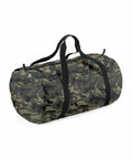 Bagbase BG150 duffel bag with black handles and straps, positioned against a white background.