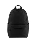 The "Bags" rucksack is plain black with a front zip pocket, two side pockets, and a top carrying handle, displayed against a white background.