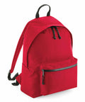 Bagbase BG285 backpack featuring a front zipper pocket and black shoulder straps.