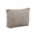 The Bagbase BG714, a beige rectangular pouch with a gold zipper, is displayed upright against a white background.
