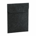 Bagbase BG727 dark gray felt tablet sleeve with a flap closure.