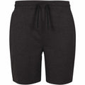 BY080 drawstring shorts by Build Your Brand featuring an elastic waistband, presented against a white background.