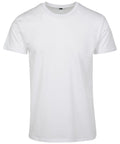 BY090 T-shirt by Build Your Brand, a plain white short-sleeve shirt displayed on a white background.