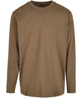 A BY091 long-sleeve T-shirt by Build Your Brand in plain brown.