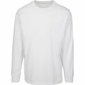The BY091 long-sleeve t-shirt by Build Your Brand is shown against a white background. It features a crew neck and boasts a simple, unadorned design.