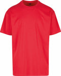 A BY102 T-shirt from Build Your Brand displayed against a white background. The T-shirt features a classic crew neck and short sleeves, with a simple and clean design.