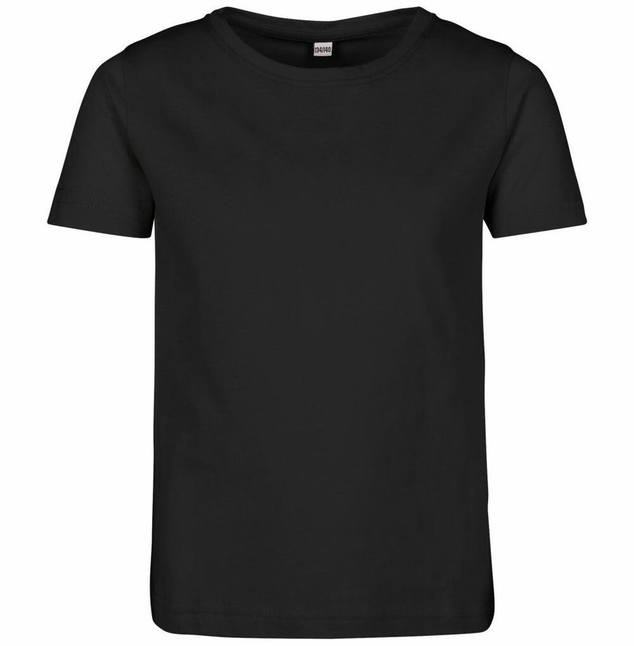 A BY115 short-sleeve t-shirt from Build Your Brand displayed against a white background.