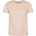 The BY115, a short-sleeve t-shirt in light pink from Build Your Brand, displayed on a white background.